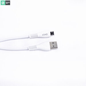 Dvip S11m 6a Usba To Micro Hızlı Data Ve Şarj Kablosu Beyaz