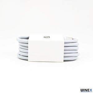 Winex 6a 100w Usba To Type-c Hızlı Data Ve Şarj Kablosu Beyaz