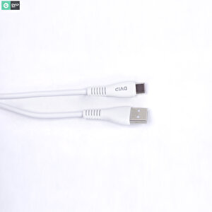 Dvip S11c 6a Usba To Type-c Hızlı Data Ve Şarj Kablosu Beyaz