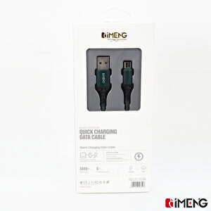 İmeng Samsung Galaxy M10 6a 100w Usba To Micro Data Ve Hızlı Şarj Kablosu Yeşil