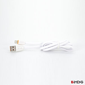 İmeng Apple İphone 12 Pro 3.1a Usba To Lightning Data Ve Hızlı Şarj Kablosu Beyaz