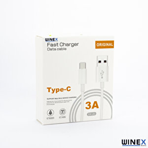 Winex Vivo V23 5g 3a 45w Usba To Type-c 3metre Data Ve Hızlı Şarj Kablosu