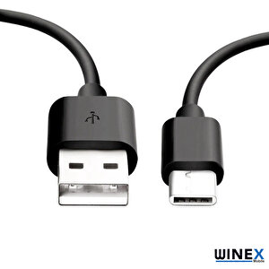 Winex Dn930 Usba To Type-c Data Ve Şarj Kablosu Siyah