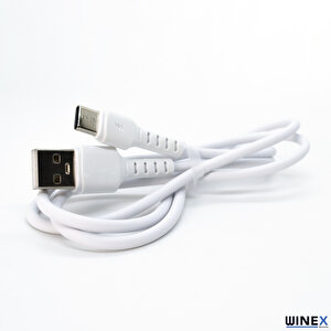 Ca116 Type-c 3.0a Hızlı Şarj Ve Data Kablosu 1m Beyaz