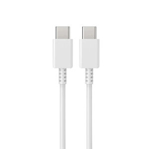 Schitec 3a 50w Type-c To Type-c Data Ve Şarj Kablosu 1metre Beyaz Dn980