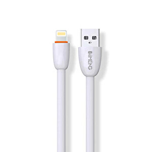 İmeng Apple İphone 13 Pro Max 3.1a Usba To Lightning Data Ve Hızlı Şarj Kablosu Beyaz