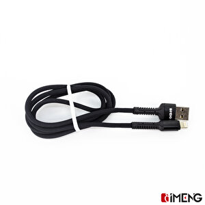 İmeng Apple Ipad 7 3a Usba To Lightning Pro Braided Data Ve Hızlı Şarj Kablosu Siyah
