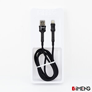 İmeng Apple Ipad 7 3a Usba To Lightning Pro Braided Data Ve Hızlı Şarj Kablosu Siyah