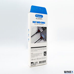 Winex Gfz115 İphone Lightning 3.0a Hızlı Şarj Ve Data Kablosu 1m Beyaz