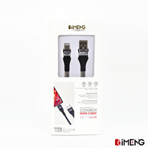 İmeng Oppo A72 5g 3.1a Usba To Type-c Örgülü Data Ve Hızlı Şarj Kablosu Gri