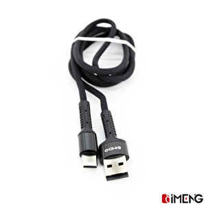 İmeng Xiaomi Mi 11x 3a Usba To Type-c Pro Braided Örgülü Data Ve Hızlı Şarj Kablosu Siyah