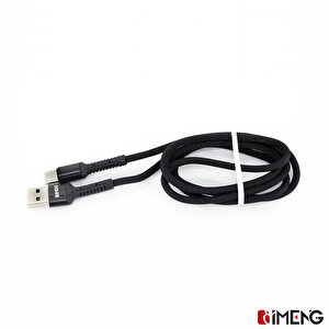 İmeng Xiaomi Mi 11x 3a Usba To Type-c Pro Braided Örgülü Data Ve Hızlı Şarj Kablosu Siyah