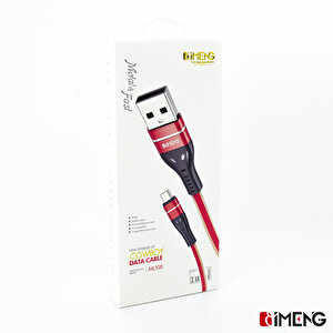 İmeng Tecno Camon 15 Pro 3.1a Usba To Micro Örgülü Data Ve Şarj Hızlı Kablosu Gri