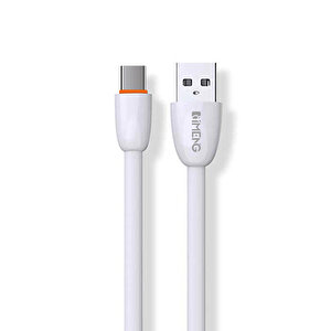 İmeng Huawei Mate 30 İle Uyumlu 3.1a Usba To Type-c Data Ve Hızlı Şarj Kablosu Beyaz