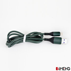 İmeng 6a 100w Usba To Lightning Data Ve Hızlı Şarj Kablosu Ml60 Yeşil