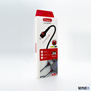 Winex Gfz115 Micro 3.0a Hızlı Şarj Ve Data Kablosu 1m Beyaz