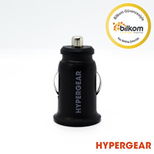 Hypergear 2.1a 2x Hızlı Araç Şarj Aleti Set İphone Uyumlu Lightning Kablo Siyah
