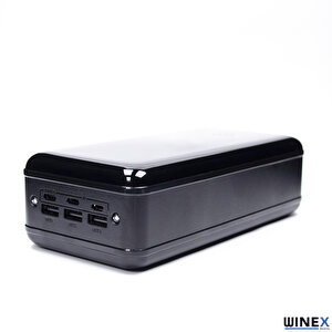 Yk90 50000mah 2xusba + Type-c + Micro + Lightning Çıkışlı Led Göstergeli Powerbank