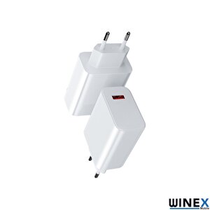 Winex Pro Usba 67w Usba To Lightning 3m Kablolu Hızlı Şarj Aleti Set