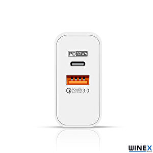 65w Usba Pd33w Quick Charger 3.0 Usba To Micro 3m Kablolu Hızlı Şarj Aleti Set