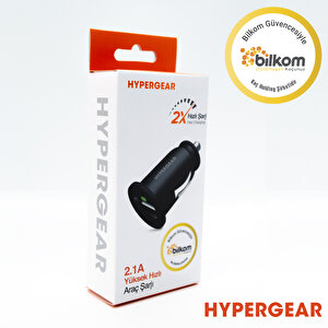 Hypergear 2.1a 2x Hızlı Araç Şarj Aleti Set Micro Kablo Siyah