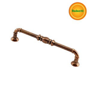 Buket Eskitme Antik Bakır (128 Mm-12.8 Cm) Metal Mobilya Mutfak Çekmece Dolap Kulpu Kulbu Kulpları
