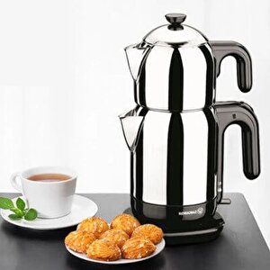 A369 Demtez Inox 1600 W Çelik Çay Makinesi