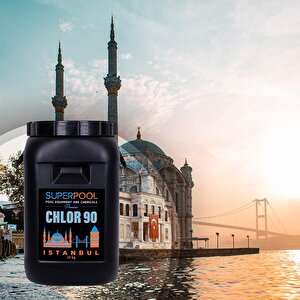 Superpool Premium Black Edition 25 Kg %90 Aktif Toz Klor Havuz Kimyasalı