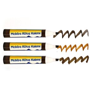 Mobilya Rütuş Kalemi Ahşap Kapatıcı Rötuş Kalemi Meşe Ceviz Venge 3'lü Set