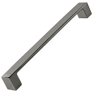Mobilya Mutfak Dolabı  Banyo Çekmece Dolap Kapak Kulpu Kulbu Füme 160 Mm Metal Kulp