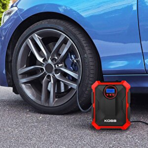 Kobb Kb200 12volt 150 Psi Ayarlanabilir Dijital Basınç Göstergeli Hava Lastik Şişirme Pompası
