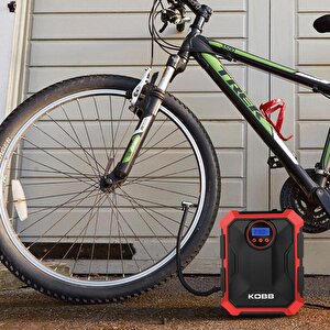 Kobb Kb200 12volt 150 Psi Ayarlanabilir Dijital Basınç Göstergeli Hava Lastik Şişirme Pompası