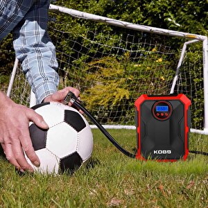 Kobb Kb200 12volt 150 Psi Ayarlanabilir Dijital Basınç Göstergeli Hava Lastik Şişirme Pompası