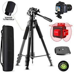 Kbl20t 160cm Su Terazili Profesyonel Alüminyum Lazer Tripod