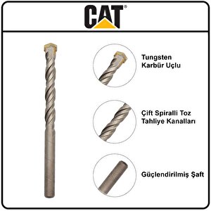 Cat Da04901 8 Parça Tungsten Karbür Beton Matkap Uç Seti