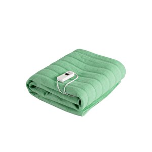 Comfort | Çift Kişilik Elektrikli Battaniye | Elekrikli Yatak Isıtıcı Su Yeşili