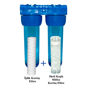 Kireç Kırıcılı Çamur Kir Pas Mil Süzücü İplik Filtre 10" Inç