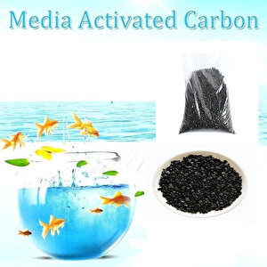 Akvaryum İçin Granül Aktif Karbon Filtresi Coconut Bazlı 9500 Ml