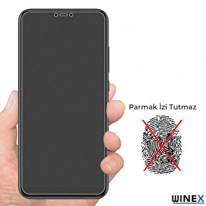 Huawei P20 Pro İle Uyumlu Ön-arka Komple Mat Darbe Emici Hd Koruyucu Kaplama