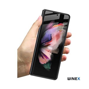 Samsung Galaxy Z Fold 3 5g İç Ekran Mat Kılıflı Kesim Ekran Koruyucu Kaplama