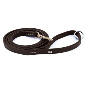 Doggie Yağlı Derili Eğitim Gezdirme Tasması Kahve 1.1*180 Cm (yegt11 M)