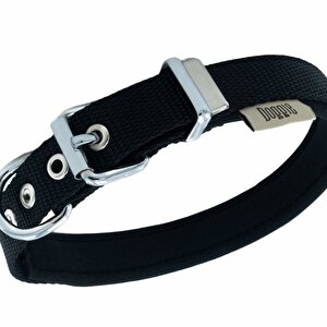 Doggie Konfor Dokuma Boyun Tasması Siyah 2.0*30-35 Cm (dsbt-2010 S)