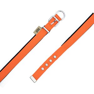 Doggie Konfor Dokuma Boyun Tasması Turuncu 2.0*35-40 Cm (dsbt-2010 M)