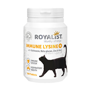 Royalist Immune Lysine Kediler İçin Bağışıklık Sistemi Güçlendirici 100 Tablet