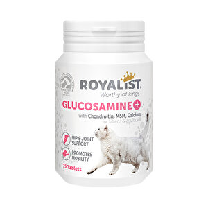 Royalist Glucosamine Kalça Ve Eklem Sağlığı Kedi Tableti (75 Tablet)