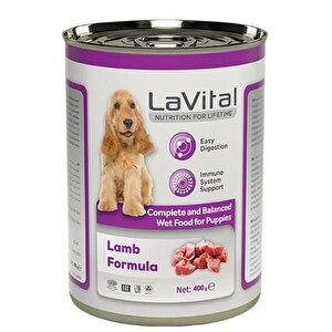 La Vital Puppy Kuzulu Bağışıklık Sistemi Destekleyici Yavru Köpek Konservesi 400gr