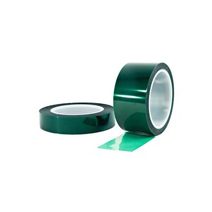 Yeşil Polyester Maskeleme / Koruma Bantı 15mmx66mtx3adet