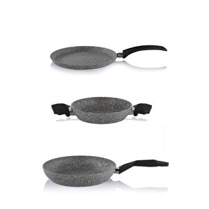 26 Cm Granit Tava 22 Cm Sahan Ve Krep Tavası