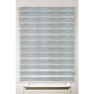 Gri̇ Zebra Stor Perde 70x260 Cm 70x260 cm
