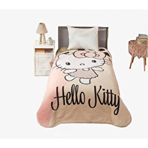 Lisanslı Hello Kitty Sprıng Tek Kişilik Battaniye
